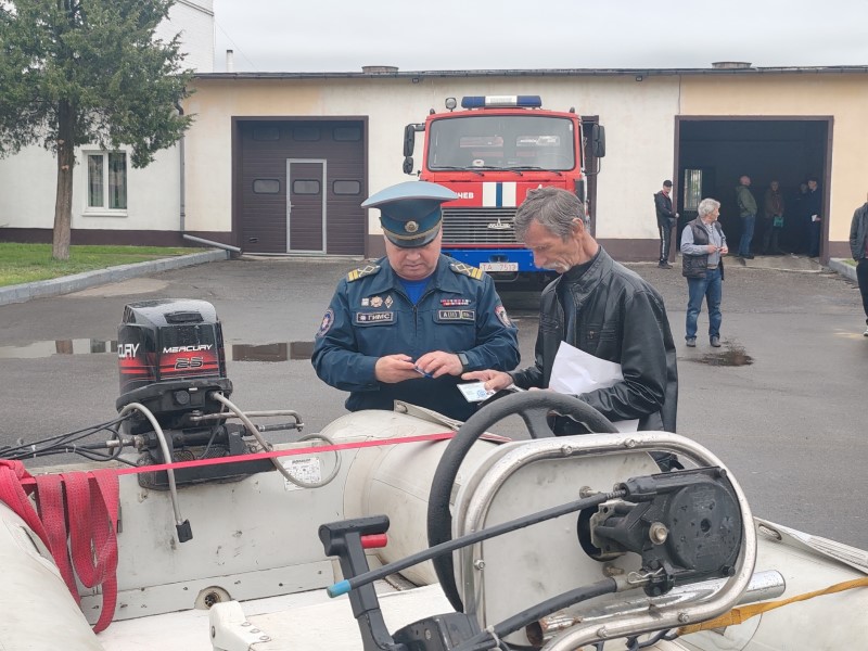 Проверка и допуск к использованию маломерных судов. Кличев