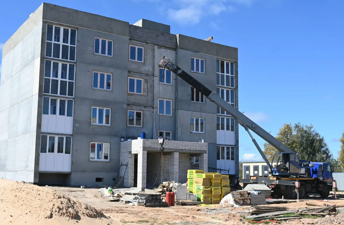 Застройка городской улицы Бобруйской продолжается в Кличеве