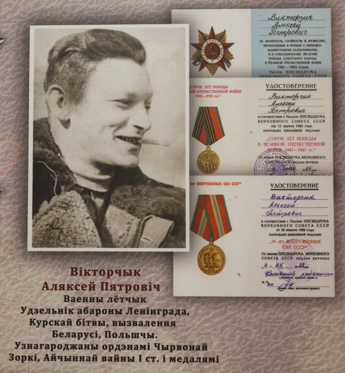 Небо и земля Алексея Викторчика. Летчика считали погибшим на фронте, но он вернулся домой с 21 осколком в теле