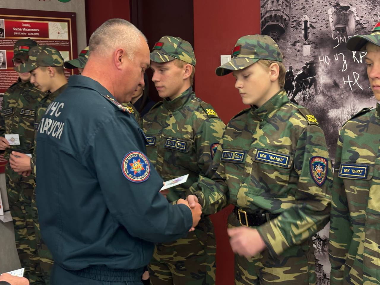 В военно-патриотическом клубе «Факел» пополнение