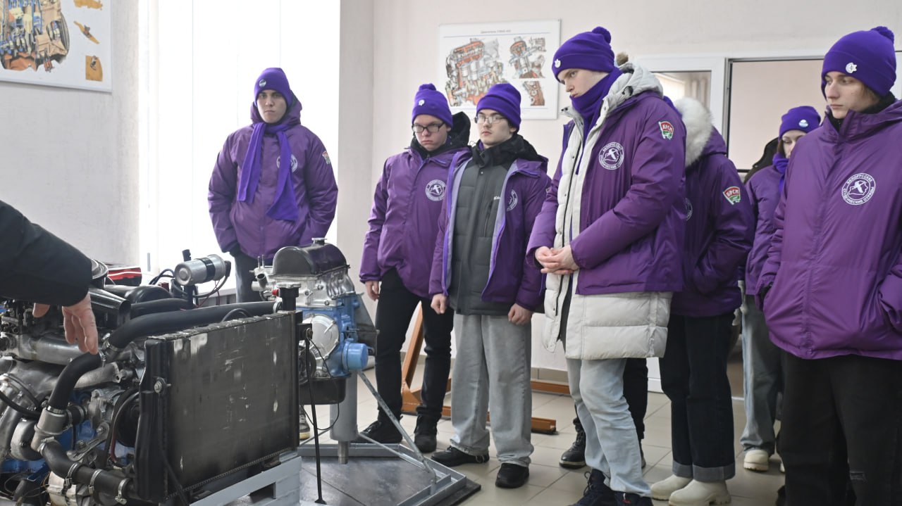 Кличевский район посещают участники республиканского патриотического проекта "Зимний маршрут"