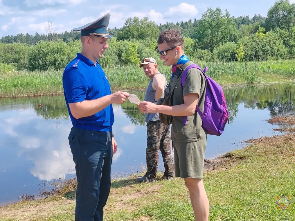 Кличевские спасатели проводят рейды по водоёмам района