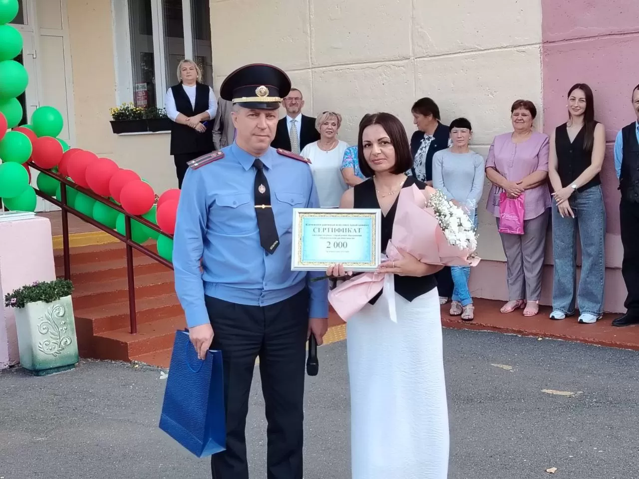 В День знаний — безопасность и подарки от кличевских милиционеров!