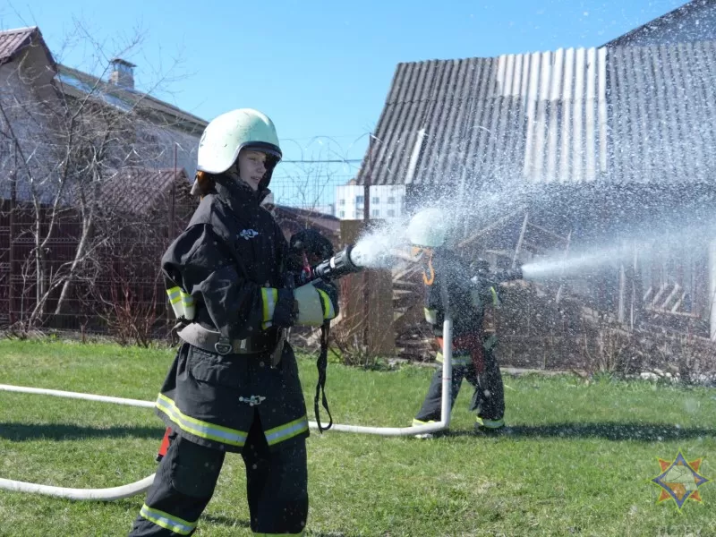 Районный слёт юных спасателей-пожарных прошёл в Кличеве