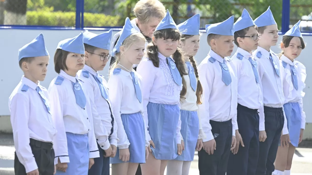 Военно-патриотическая игра "Зарничка" прошла в Кличеве.