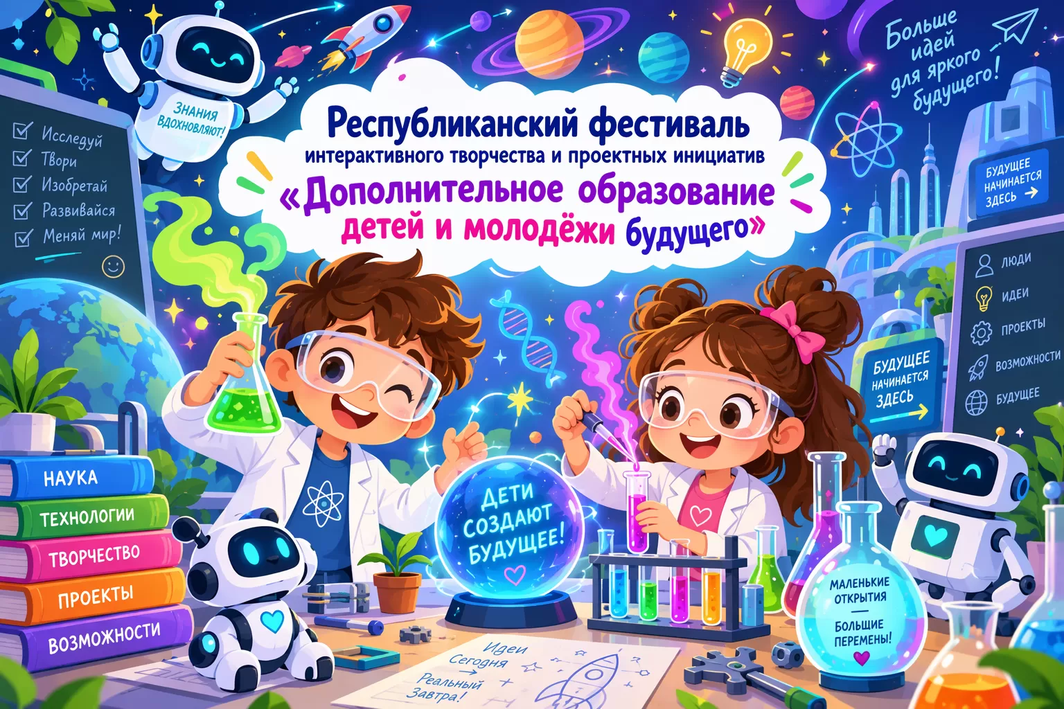 Республиканский фестиваль интерактивного творчества и проектных инициатив «Дополнительное образование детей и молодёжи будущего»